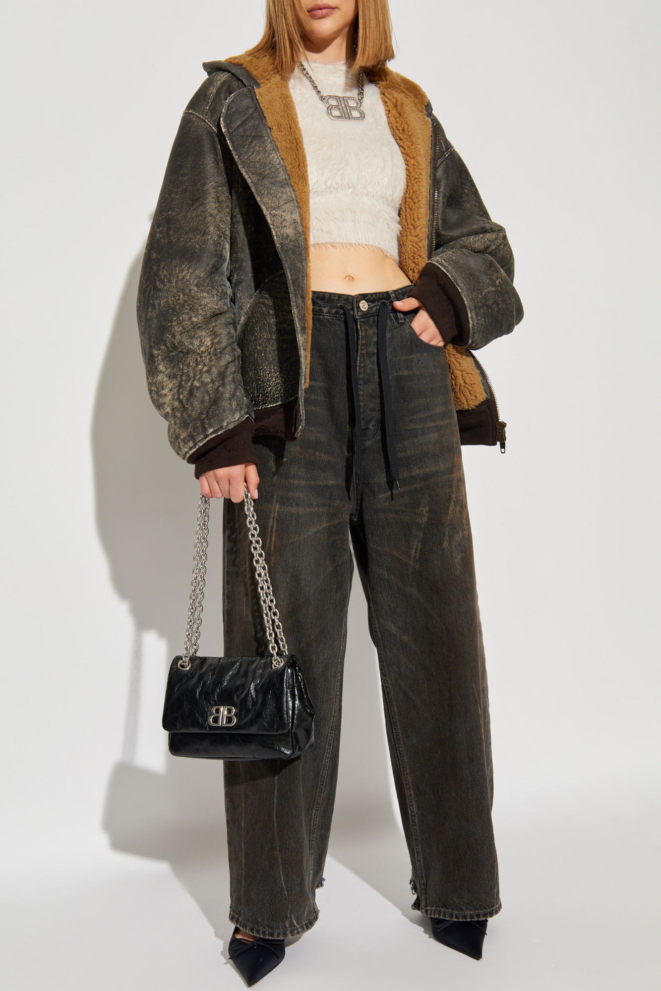 Balenciaga Jeans with a `vintage` effect | Women's Clothing Balenciaga Jeans with a `vintage` effect | Women's Clothing